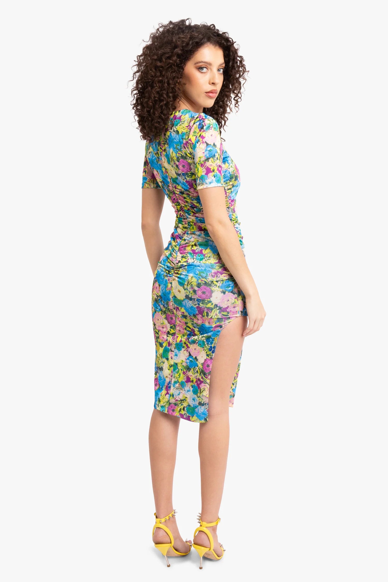 Delina Sheath Dress - Brushed Bloom by Black Halo — view 3