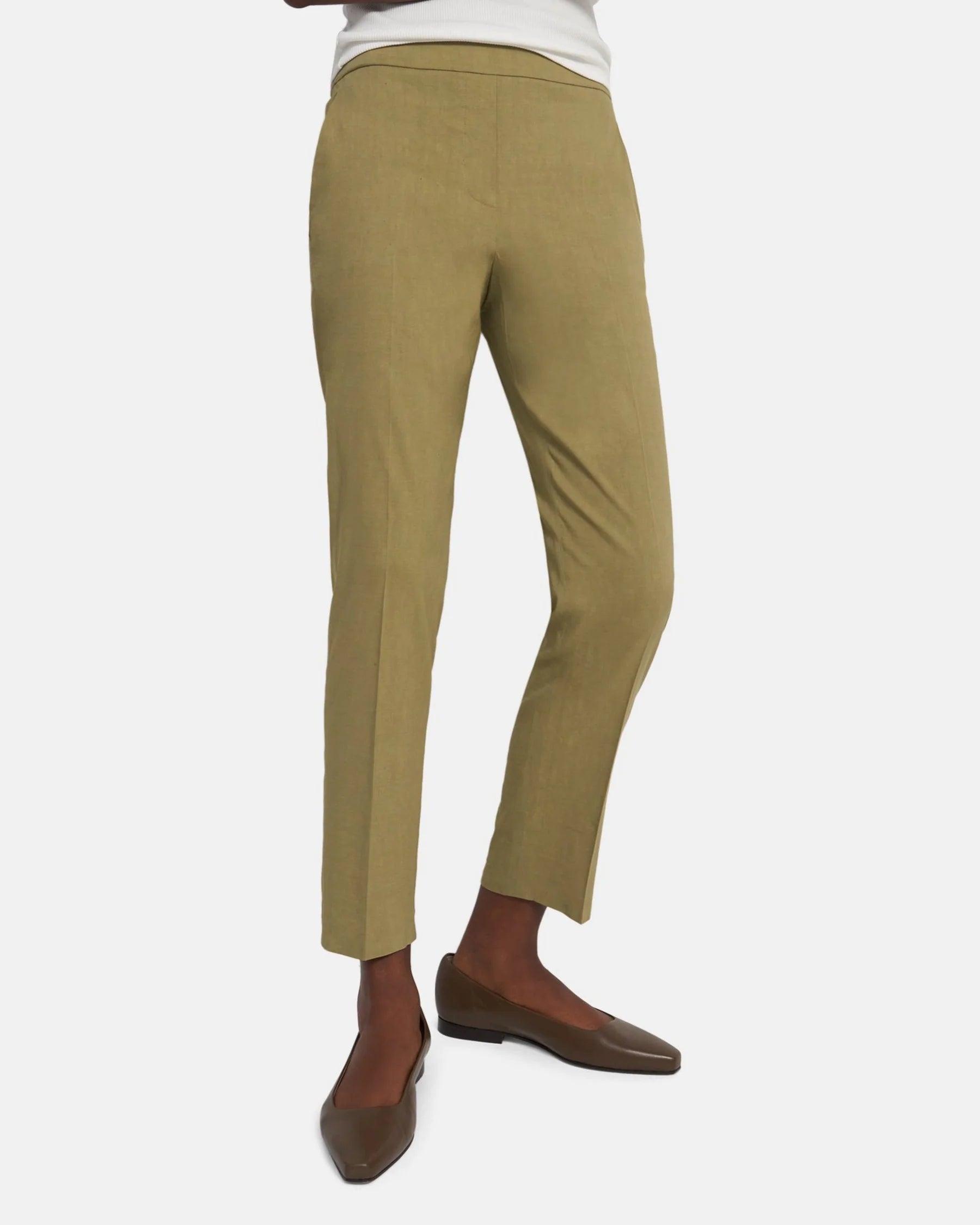 Treeca Pants - Sprig by Theory — alternate view