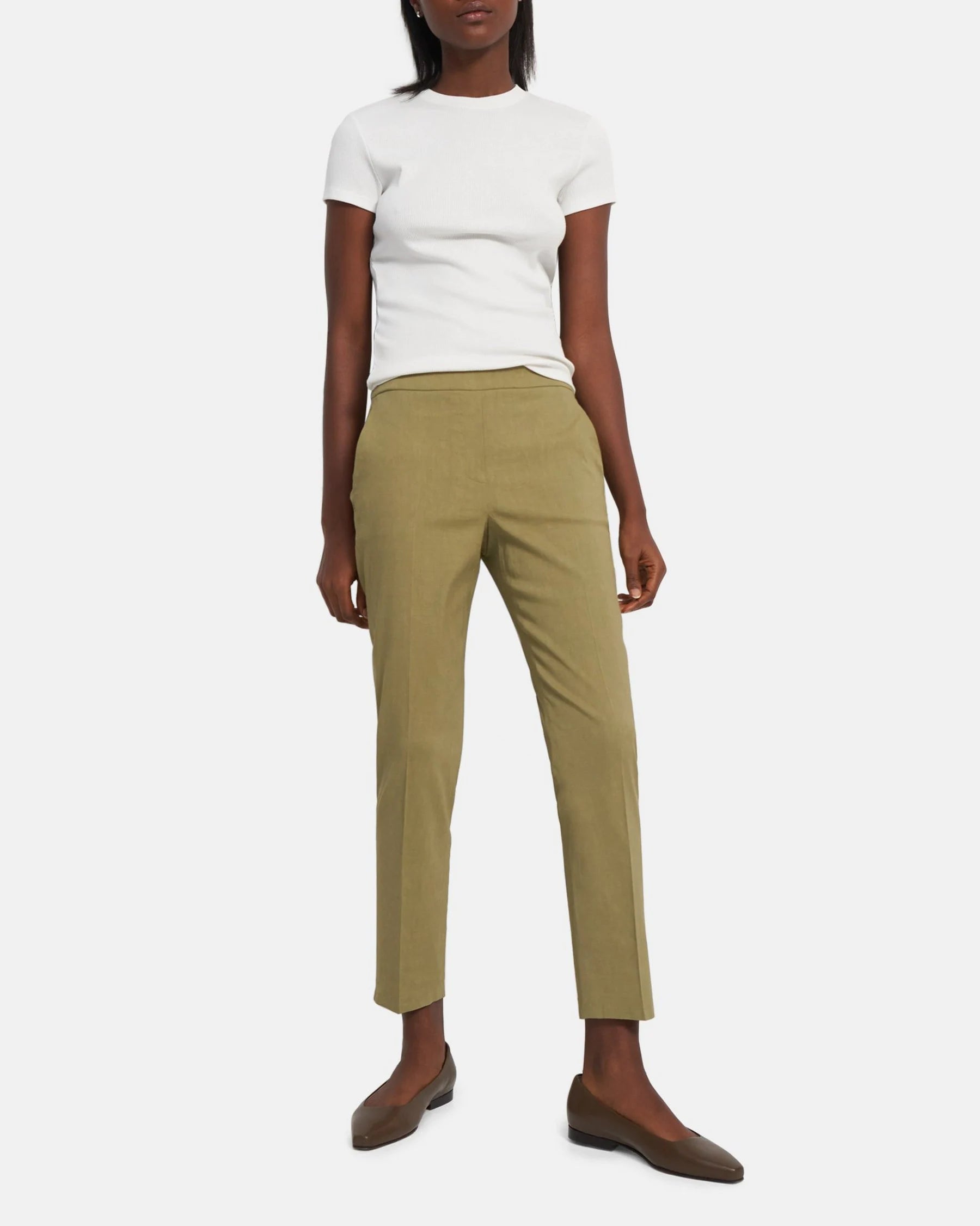 Treeca Pants - Sprig by Theory | 25 South Boutiques
