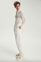 Regular Form Pure Silk Shirt - Original Off White by Umit Unal — view 3