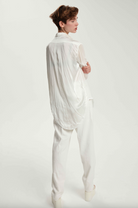 Regular Form Pure Silk Shirt - Original Off White by Umit Unal — view 4