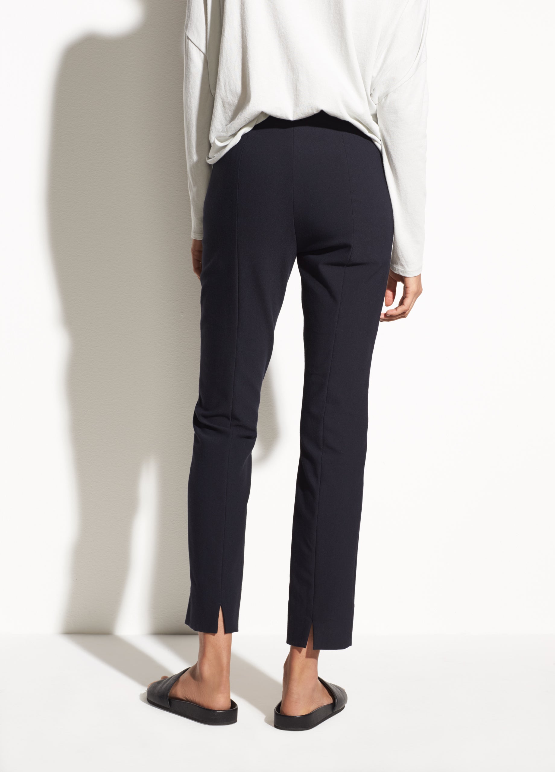 Stitch Front Seam Ponte Legging - Coastal Blue by Vince — view 4