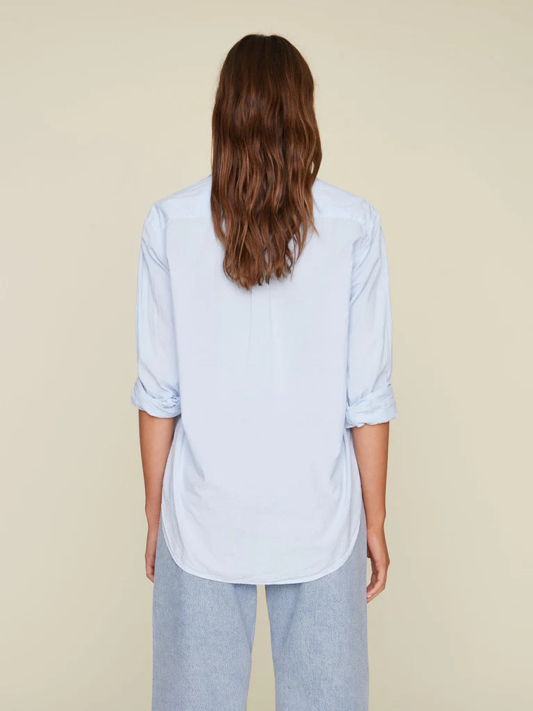 Beau Cotton Shirt - Baby Blue by Xirena — view 3