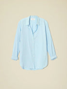 Beau Cotton Shirt - Baby Blue by Xirena — view 4