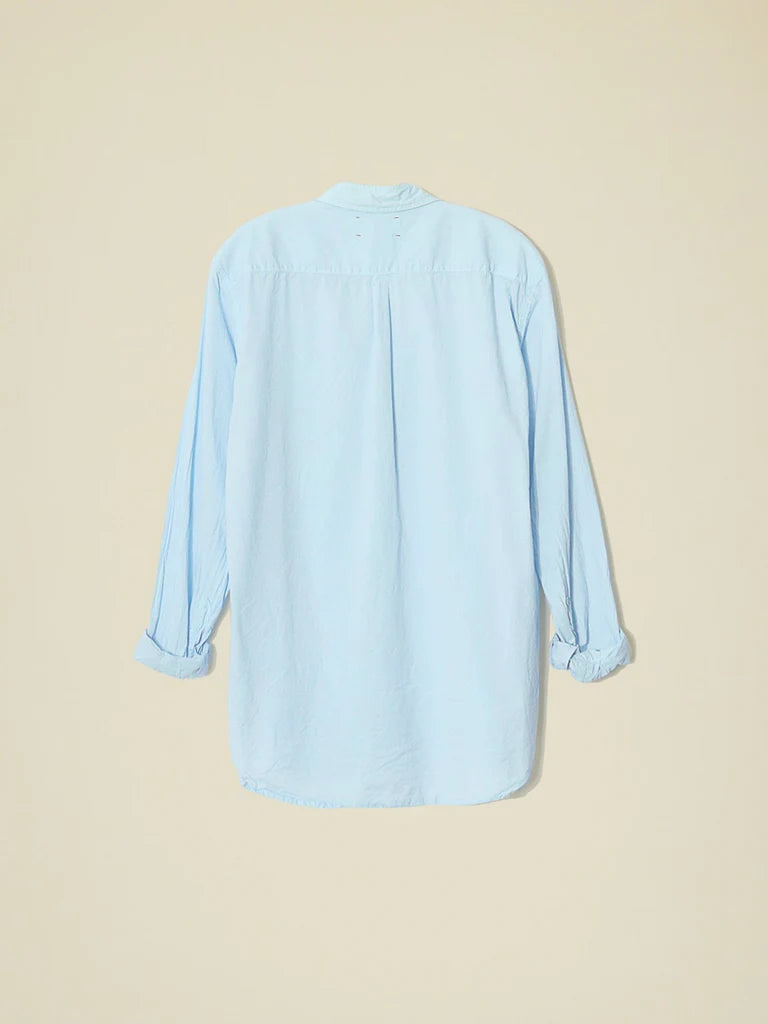 Beau Cotton Shirt - Baby Blue by Xirena — view 5