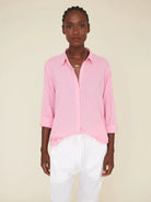 Beau Cotton Shirt - Rose Mallow by Xirena | 25 South Boutiques