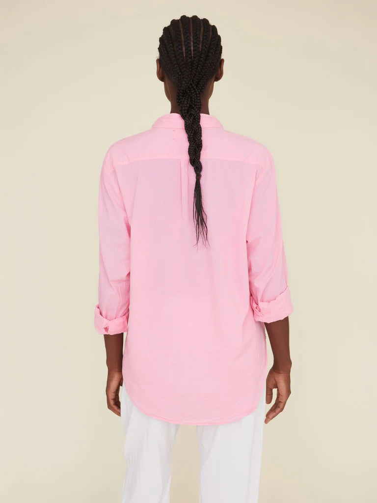 Beau Cotton Shirt - Rose Mallow by Xirena — view 3