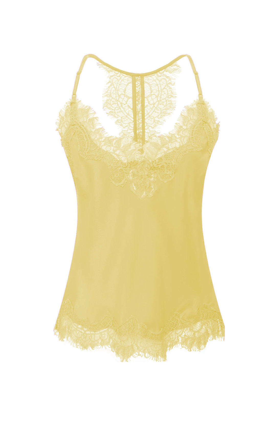 Lucy Crop Cami - Acid Yellow by Gold Hawk | 25 South Boutiques