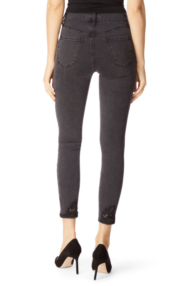 Alana High Rise Cropped Super Skinny - Photo Ready Bellatrix Destruct by J Brand — view 3