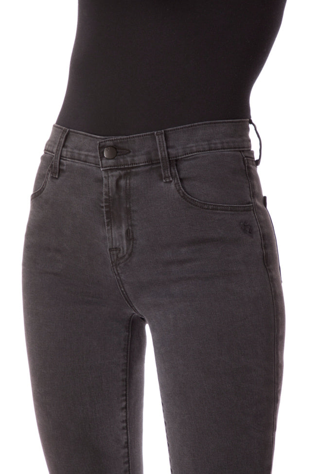 Alana High Rise Cropped Super Skinny - Photo Ready Bellatrix Destruct by J Brand — view 6