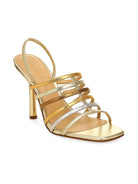 Aldridge Slingback Sandal - Gold Metallic Platino by Veronica Beard — alternate view