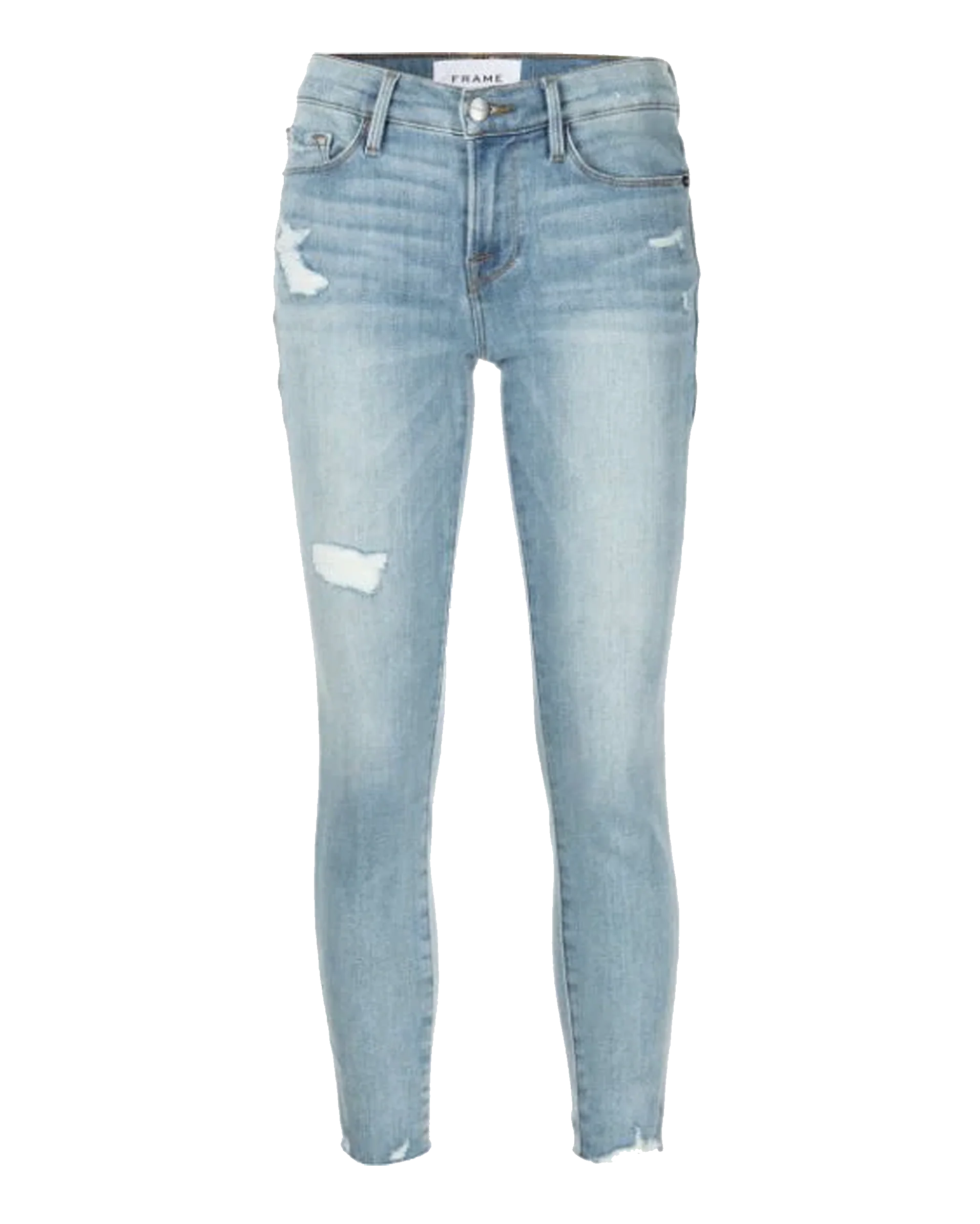 Le Skinny De Jeanne Crop - Alemany by Frame — view 3