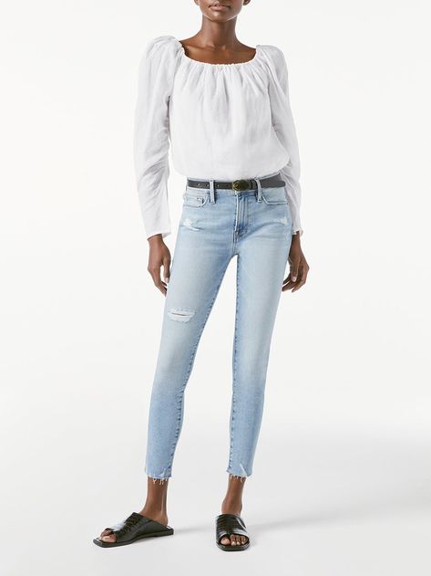 Le Skinny De Jeanne Crop - Alemany by Frame | 25 South Boutiques