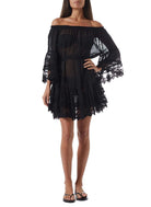 Alice Coverup Dress - Black by Melissa Odabash | 25 South Boutiques