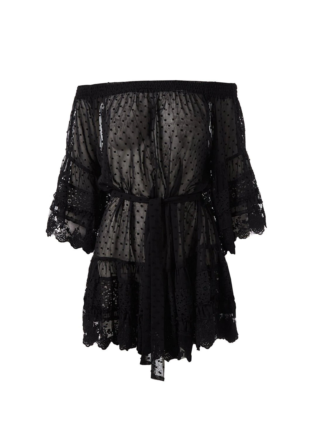 Alice Coverup Dress - Black by Melissa Odabash — view 4