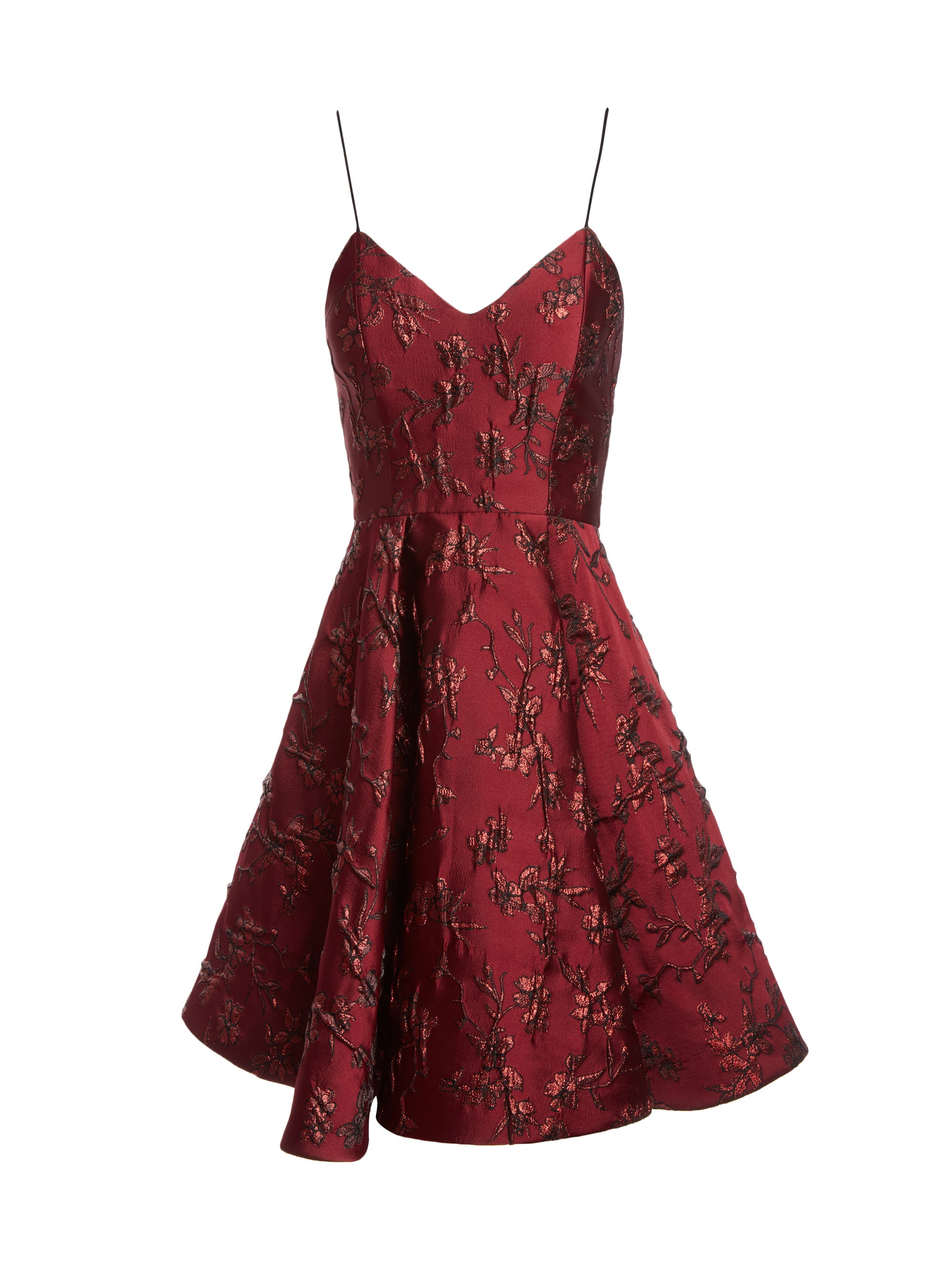 Anette Deep Pleat Cocktail Dress by Alice & Olivia — view 3