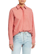 Alina Button Down Shirt - Red Stripe by Rag & Bone | 25 South Boutiques