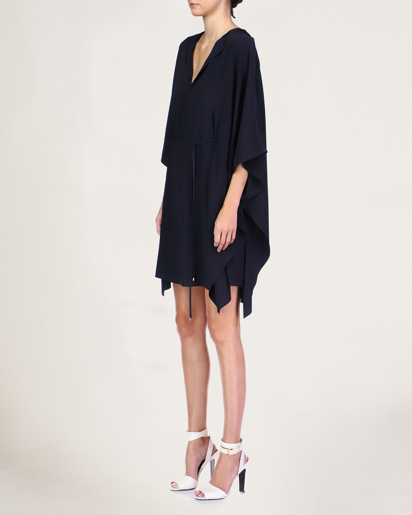 Allison Silk Blend Dress - Ink by Halston — alternate view