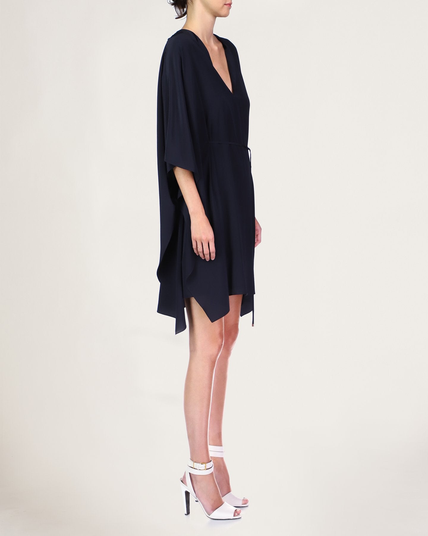 Allison Silk Blend Dress - Ink by Halston — view 4