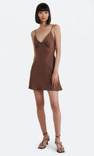 Amber Mini Dress - Chocolate by Bec & Bridge | 25 South Boutiques