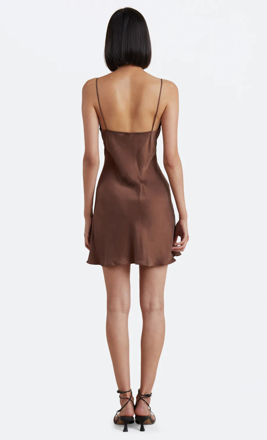 Amber Mini Dress - Chocolate by Bec & Bridge — view 3