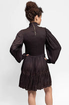 Angelica Dress - Noir by Ulla Johnson — view 3