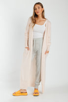 Honolulu Long Cardigan - Angel Biege by Crush Cashmere | 25 South Boutiques