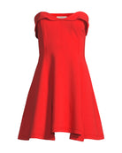 Ani Strapless Dress - Red by Cinq A Sept — view 4