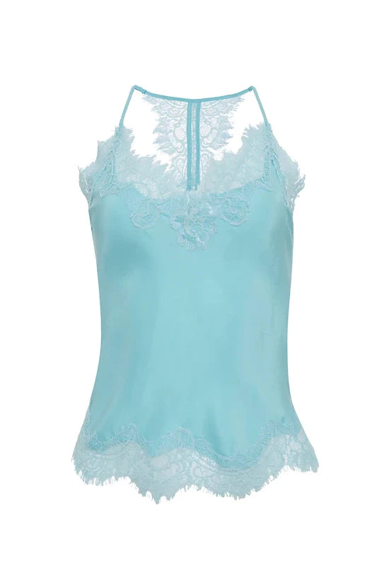 Lucy Crop Cami - Aqua Powder by Gold Hawk | 25 South Boutiques