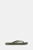 Cheerful Glitter Flip Flops - Army by Ilse Jacobsen | 25 South Boutiques