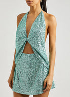 Asben Mini Dress - Seafoam by In the Mood for Love — alternate view