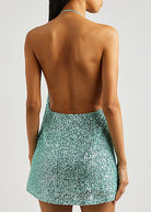 Asben Mini Dress - Seafoam by In the Mood for Love — view 3