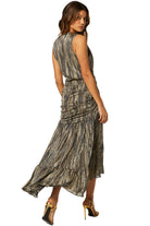 Ava Dress - Metallic Stripe by Misa — view 4