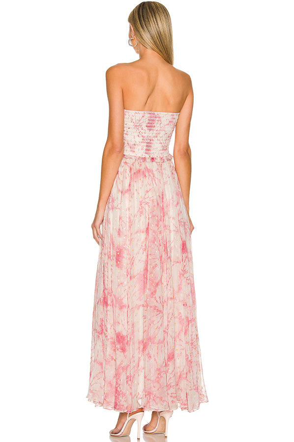 Ava Long Dress - Rosewood by Rococo Sand — view 4