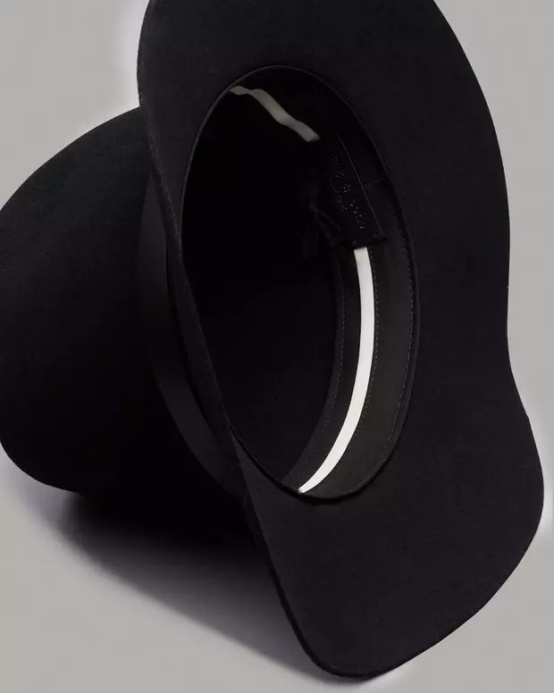 Floppy Brim Fedora - Black by Rag & Bone — alternate view