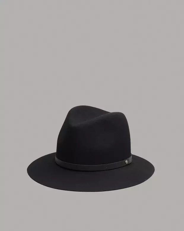 Floppy Brim Fedora - Black by Rag & Bone | 25 South Boutiques