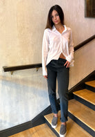 Button Down Shirt - White by Private 0204 — view 3