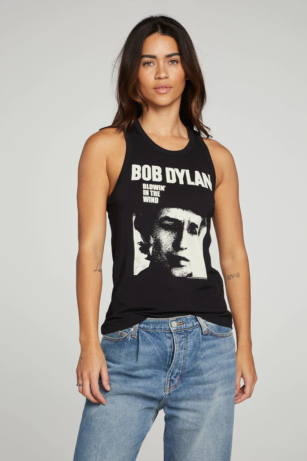 Bob Dylan Dont Look Back Tank - True Black by Chaser | 25 South Boutiques