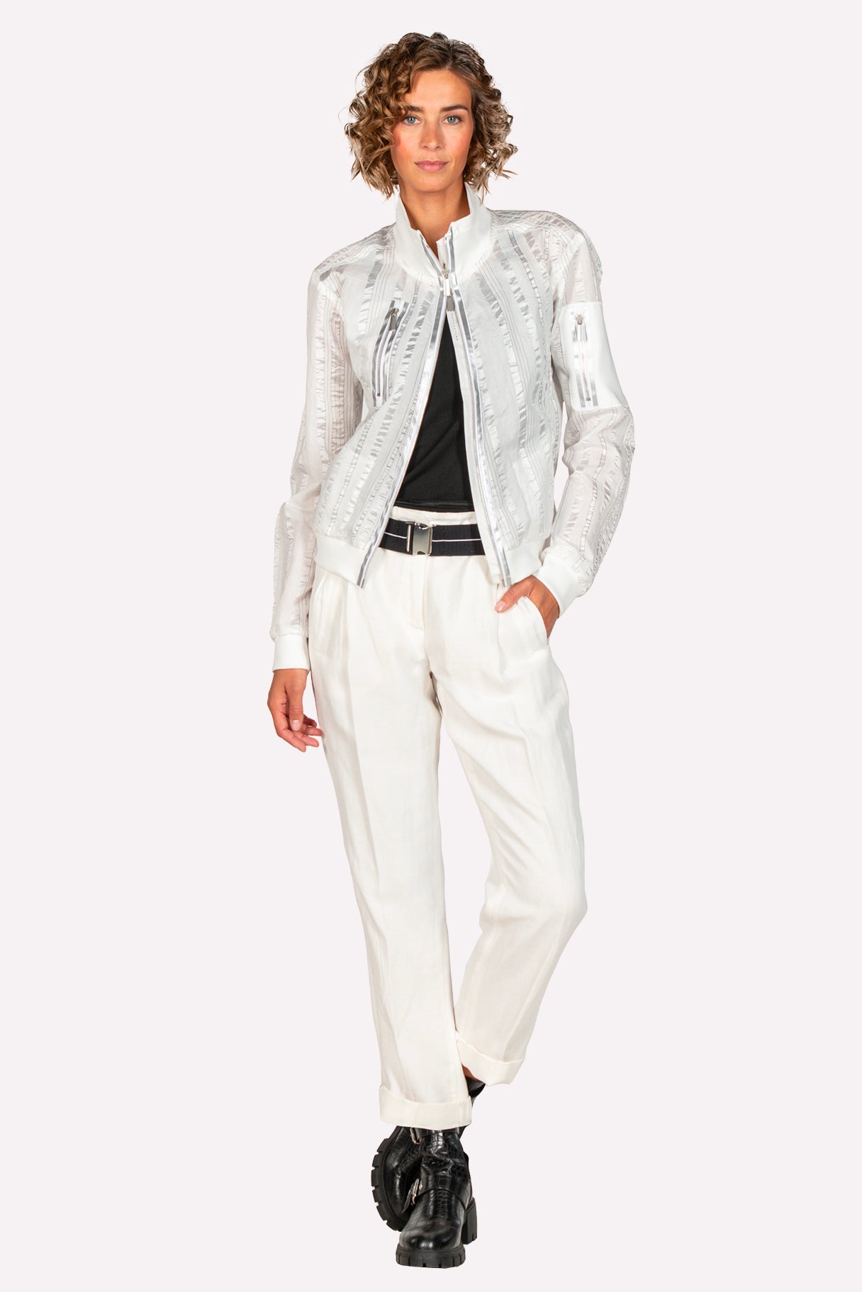 Roll Up Trousers - Off White by Beate Heymann | 25 South Boutiques