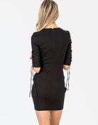 Superbe Ruffle Dress - Black by Bec & Bridge — view 3