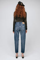 MV Beckton Tapered Jeans - Dark Blue by Moussy — view 5
