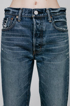 MV Beckton Tapered Jeans - Dark Blue by Moussy — view 6