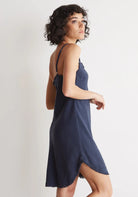Frayed Cami Dress - Bermuda Navy by Bella Dahl — alternate view