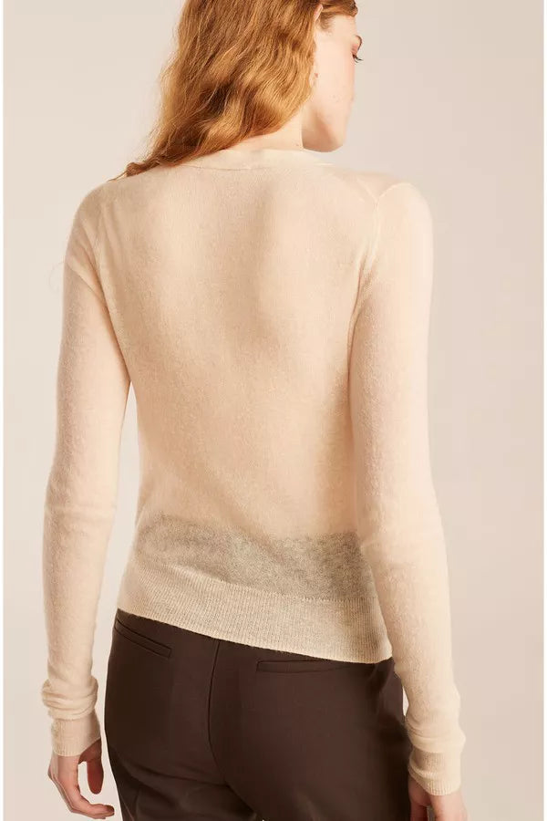 Ruche Cardigan - Biscuit by Rebecca Taylor — alternate view