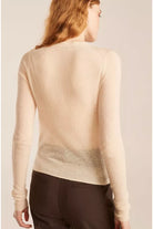 Ruche Cardigan - Biscuit by Rebecca Taylor — alternate view