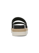 Jenita Suede Slide Sandals - Black by Vince — view 3