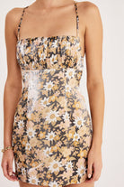 Paloma Mini Dress - Black Floral by Rumer the Label — alternate view