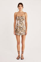 Paloma Mini Dress - Black Floral by Rumer the Label | 25 South Boutiques