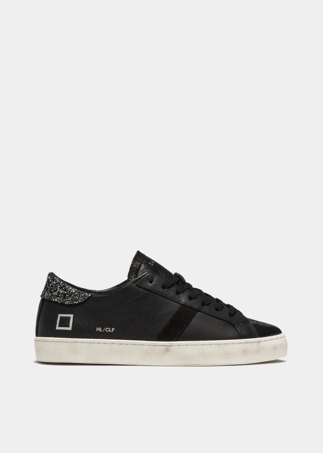 Hill Low Sneakers - Calf Black by D.A.T.E. | 25 South Boutiques