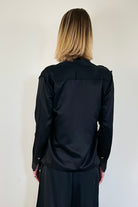 Austin Blouse - Black by Brazeau Tricot — view 3
